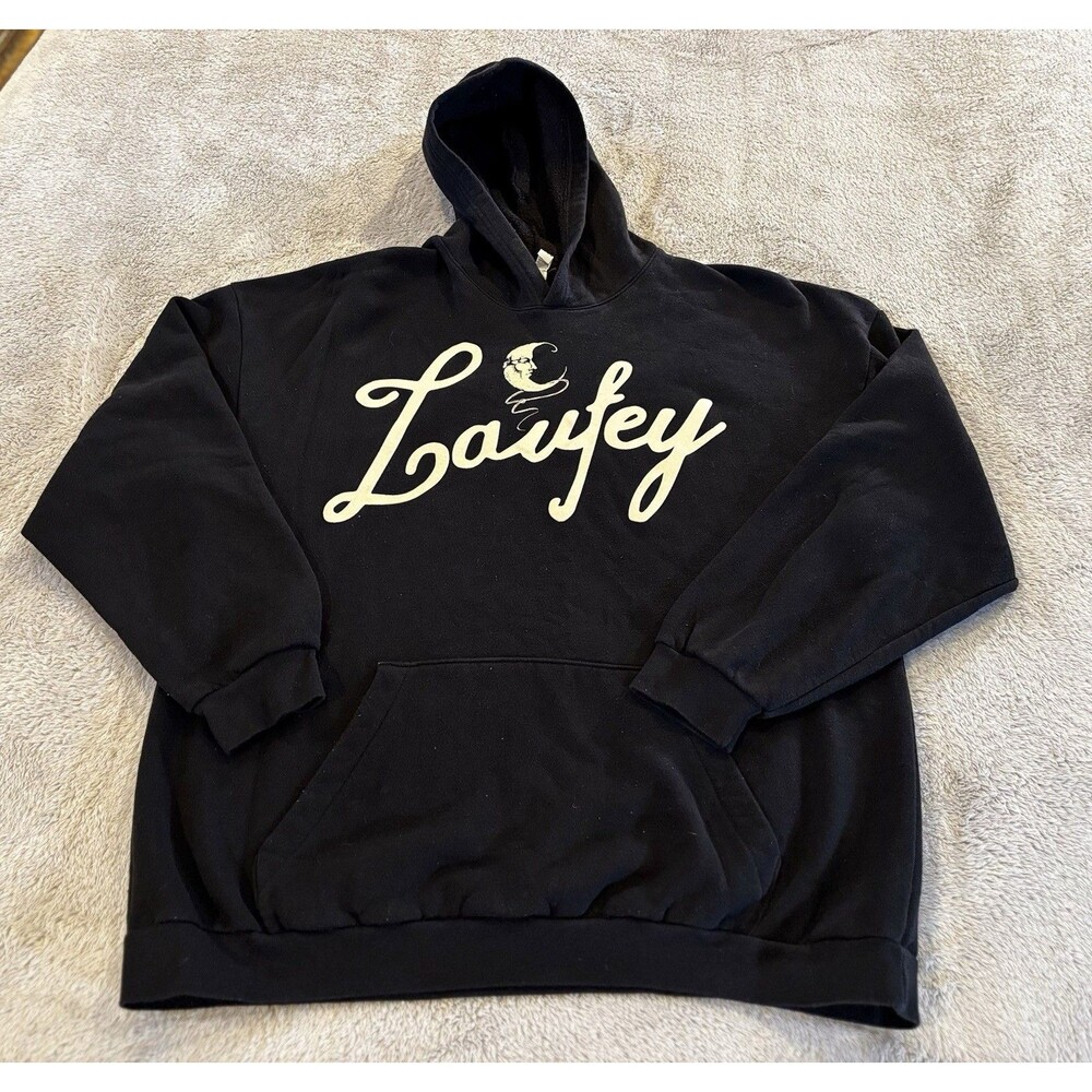 Official Laufey A Matter of Time Tour 2025 Black Pullover Hoodie 2XL